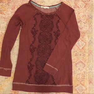 S Jolt Burgundy Sweatshirt/ Sweater